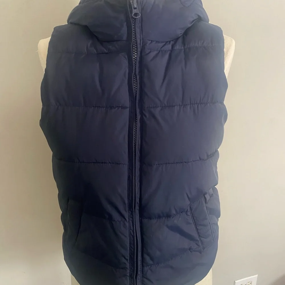 GAP Kids Dark Blue Quilted Vest